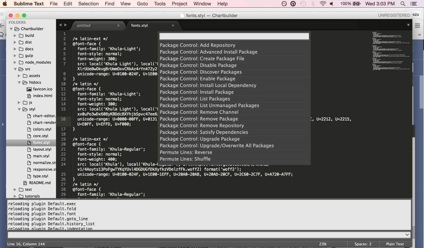 install package in sublime text